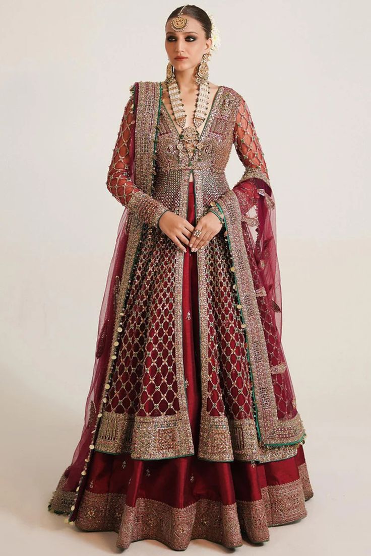 FRONT OPEN LEHENGA