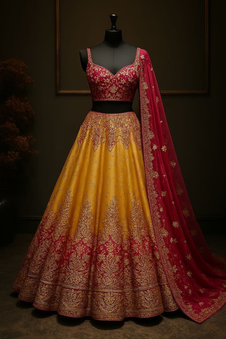 INDIAN CHOLI LEHENGA